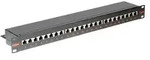 ROLINE Cat.6 (Class E) 19-Zoll-Patchpanel, 24P, geschirmt, schwarz