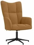 vidaXL Relaxsessel Braun Samt