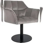 CLP Lounger Damaso grau/Samt