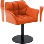 CLP Lounger Damaso orange/Kunstleder