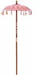 vidaXL Rosa balinesischer Sonnenschirm 125 x 125 x 260 cm, Modell Atlas Confort