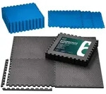 CLP Bodenschutzmatten 60x60 cm 6er Set schwarz