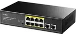 CUDY FS1010PG 8-Port 10/100M PoE+ Switch 2 Gigabit Uplink Ports 120W