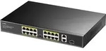 CUDY FS1018PS1 16-Port 10/100M PoE+ Switch 2 Gigabit Uplink 1 SFP Port 200W