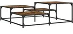 vidaXL Couchtisch R&auml;uchereiche 107x107x40 cm Holzwerkstoff