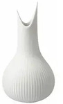 Goebel Vase Studio 8 - Pure Raindrop, Blumenvase, Dekovase, Biskuitporzellan, Wei&szlig; /