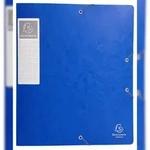 Exacompta 16005H 10x Archivbox Cartobox, flach geliefert R&uuml;cken 60mm aus