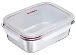 Westmark Edelstahl Lunch Box / Frischhaltedose, 1300 ml, 23682270