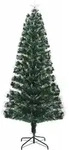 vidaXL K&uuml;nstlicher Weihnachtsbaum Gr&uuml;n 210 cm PVC