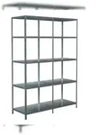 SCHULTE Regalwelt Steck-Grund-/ u 1 Anbauregal, 10 B&ouml;den, 2000x1400x500, verz.
