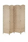Relaxdays Paravent, 4-teilig, faltbarer Raumtrenner, HxB: 180 x 180 cm, Sichtschutz