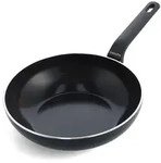 GreenPan Green Pan Essence Wok 28cm schwarz Antihaft Aluminium sp&uuml;lmaschinenfest