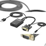 SpeaKa Professional AV Konverter SP-12111624 [VGA, Klinke - HDMI] 1920 x 1080 Pixel