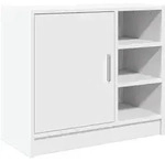 vidaXL Waschbeckenunterschrank Wei&szlig; 63x29x55 cm Holzwerkstoff