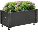 Outsunny - Hochbeet - 89Lx48Wx47Hcm - Schwarz