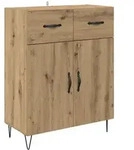 vidaXL Sideboard Artisan-Eiche 69,5 x 34 x 90 cm Holzwerkstoff