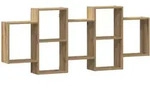 vidaXL Wandregal Artisan-Eiche 159x18x65 cm Holzwerkstoff