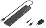 Conceptronic USB-Hub 7Port USB2.0+ Power Adapter - Hub - 7-Port