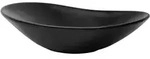 LuxeBath ML-Design Aufsatzwaschbecken Keramik Schwarz matt 63&times;36&times;15,5 cm, oval,