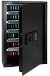 HMF Schl&uuml;sseltresor mit Zahlencode, Schl&uuml;sselsafe mit Elektronikschloss, 133 Haken,