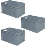 BRB 3 Eurobeh&auml;lter, 63 Liter, LxBxH 600 x 400 x 320 mm, grau,...