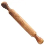 Teigroller / Nudelholz mit Griffen aus Olivenholz 40cm