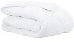 vidaXL Winterbettdecke Wei&szlig; 240 x 222 x 5 cm Polyester