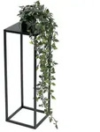 DanDiBo Blumenhocker Metall Schwarz Eckig 50 cm Blumenst&auml;nder Beistelltisch...