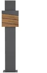 ML-Design ECD Germany Standbriefkasten Anthrazit Edelstahl 170 cm freistehend,...