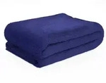 Intirilife weiche Kuscheldecke 200 x 150 cm in NACHT BLAU - Flauschig warme Decke als