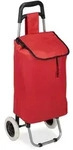 Relaxdays Einkaufstrolley klappbar, Abnehmbare Tasche 28 L, Einkaufswagen mit Rollen