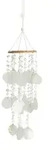 KSD Windspiel Mobile Capiz Muscheln 45x14cm Muschelkette Deko Muschelgirlande