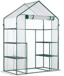 Outsunny - Gew&auml;chshaus - 142L x 73B x 195H cm - transparent