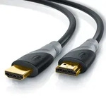 CSL HDMI-Kabel 2.0b, 4K UHD, Full HD, 3D, 3-fach geschirmt, High Speed mit...