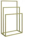 vidaXL Handtuchst&auml;nder Golden 48x24x79 cm Eisen