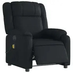 vidaXL Massagesessel Elektrisch Schwarz Kunstleder