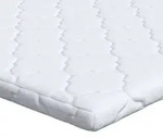 vidaXL Matratzenpads Wei&szlig; 200 x 200 cm PU-Schaum