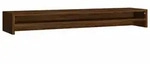 vidaXL Monitorst&auml;nder Braun Eichen-Optik 100x24x13 cm Holzwerkstoff