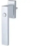 MS Beschl&auml;ge Aluminium Fenstergriff mit Druckknopf Kinderschutz Rasterolive...