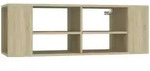 vidaXL TV-Wandschrank Sonoma-Eiche 102x35x35 cm Holzwerkstoff