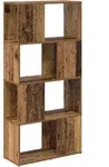 vidaXL TV-Schrankset Braun 60 x 24 x 125,5 cm Holzwerkstoff