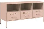 vidaXL TV-Schrank Rosa 100,5x39x50,5 cm Stahl