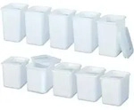 BRB Set mit 10 Vorratsdosen in Gastronomiequalit&auml;t, 5X 2 Liter, 5X 3 Liter, mit