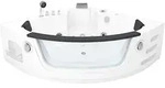AcquaVapore Whirlpool Pool Badewanne Eckwanne Wanne W05R-TH 140x140cm mit Radio...