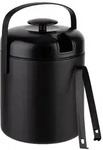 APS Eiseimer-Set, &Oslash; 14 cm, H: 22 cm, 1,3 Liter, Edelstahl, PP, ABS, schwarz