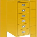Bisley Multidrawer Schubladenschrank aus Metall mit 6 Schubladen DIN A4 ohne...