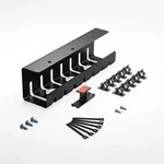 Albatros Kabelkanal Set B Schwarz &ndash; Kabelmanagement aus pulverbeschichtetem...