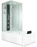 AcquaVapore Whirlpool Wanne Duschtempel Dusche Duschkabine K05-R00-WP 90x180 cm...
