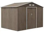 Outsunny - Ger&auml;tehaus - 277Lx195Wx192Hcm - Braun