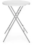 HENDI Bar-Stehtisch, AmerBox, Max. Last 80 kg., Wei&szlig;, ⌀800x(H)1100mm